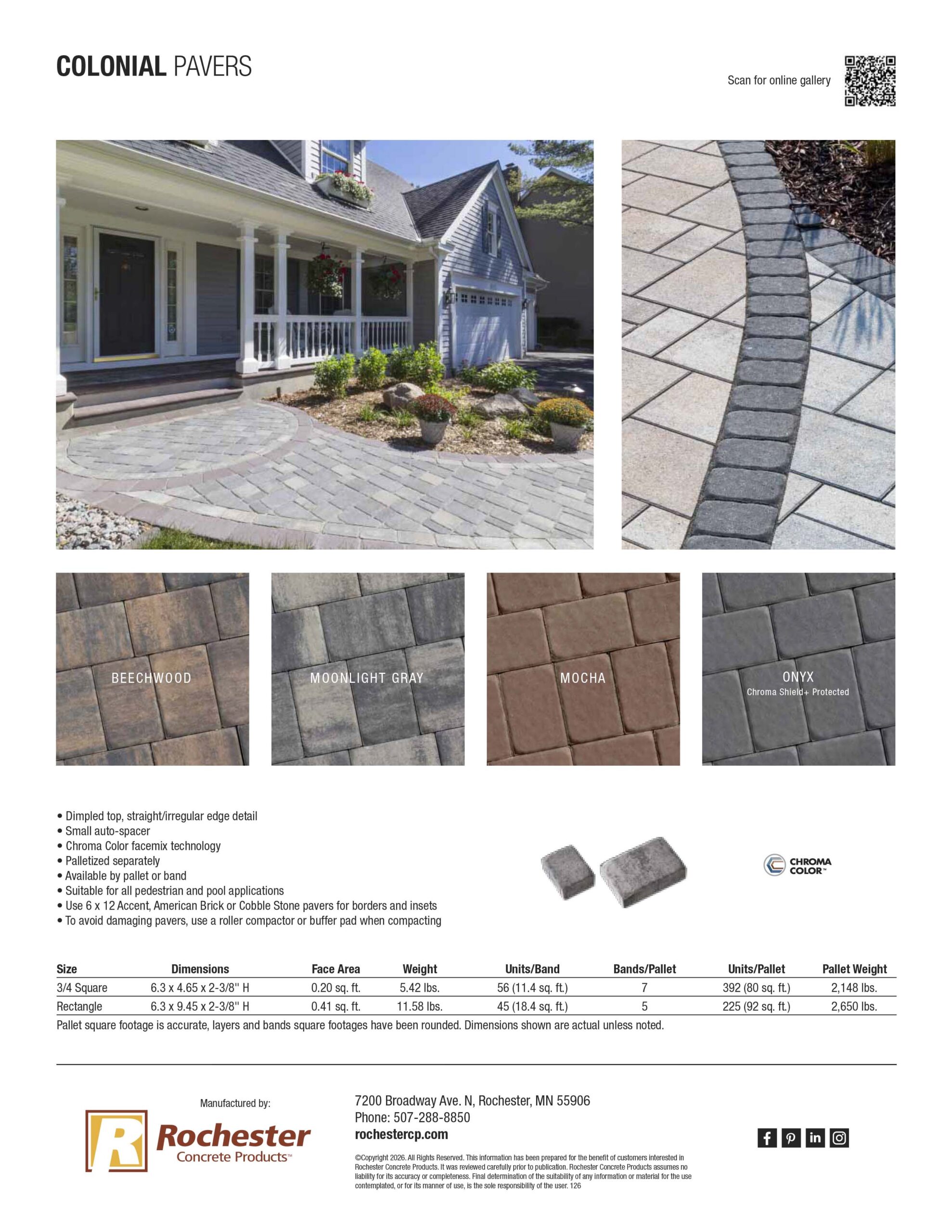 Colonial Cut Sheet