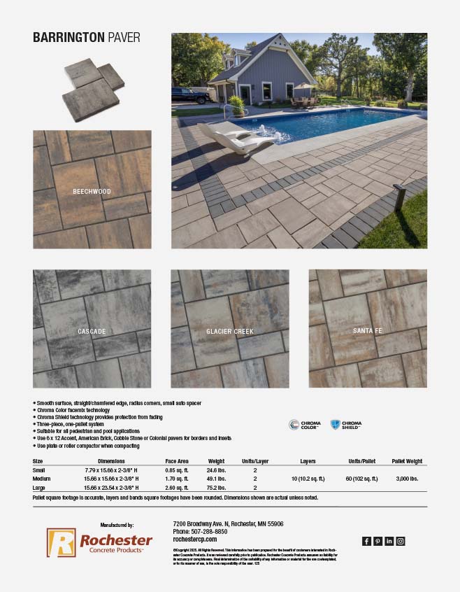 Barrington Cut Sheet
