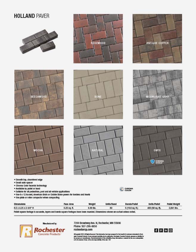 Holland Cut Sheet