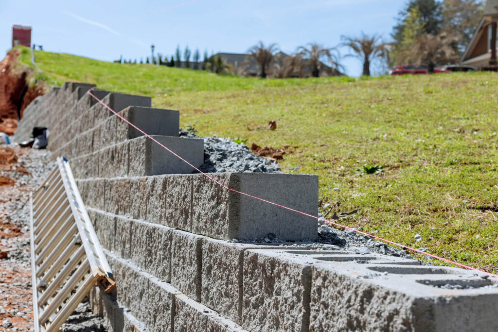 Retaining Wall Drainage Detail