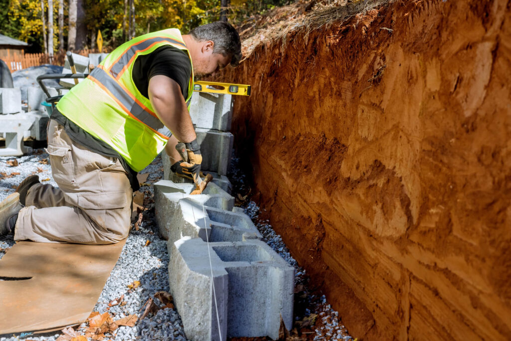 Retaining Wall Drainage Detail